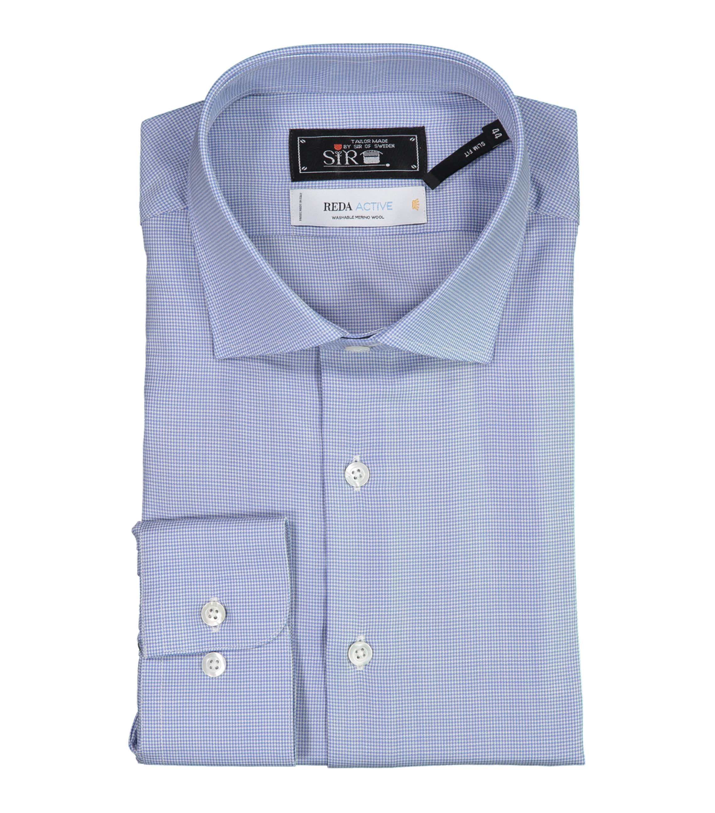 Gordon Light Blue Merino Shirt