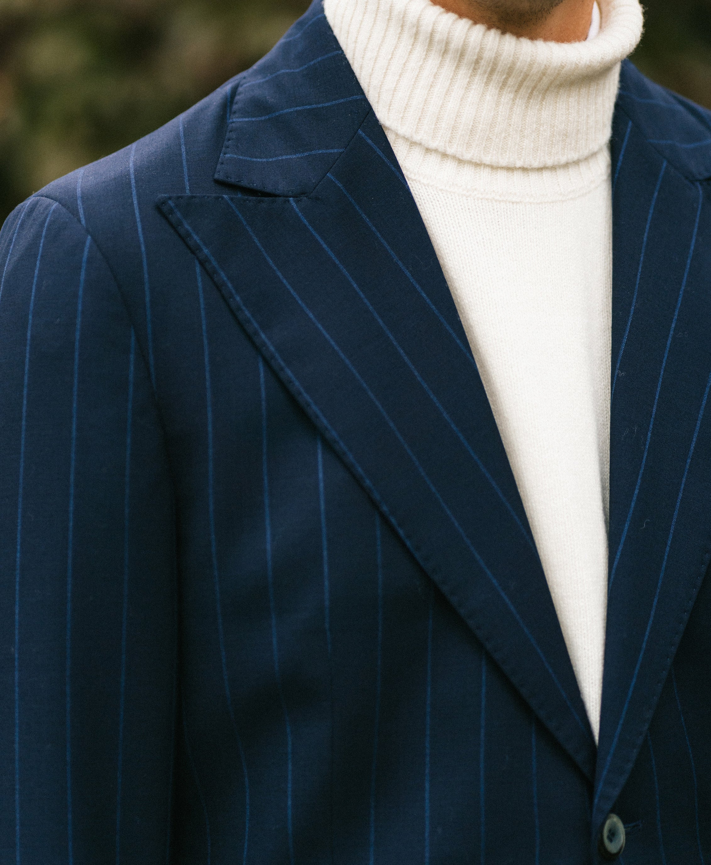 Harvey Blue Pinstripe Suit