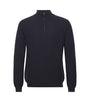 Gunvald Navy Half Zip Sweater