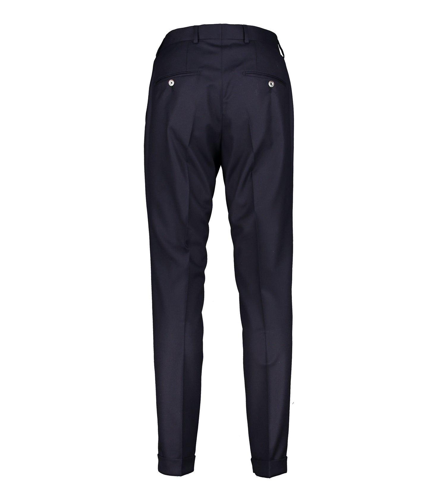 Alex Navy Flannel Trousers