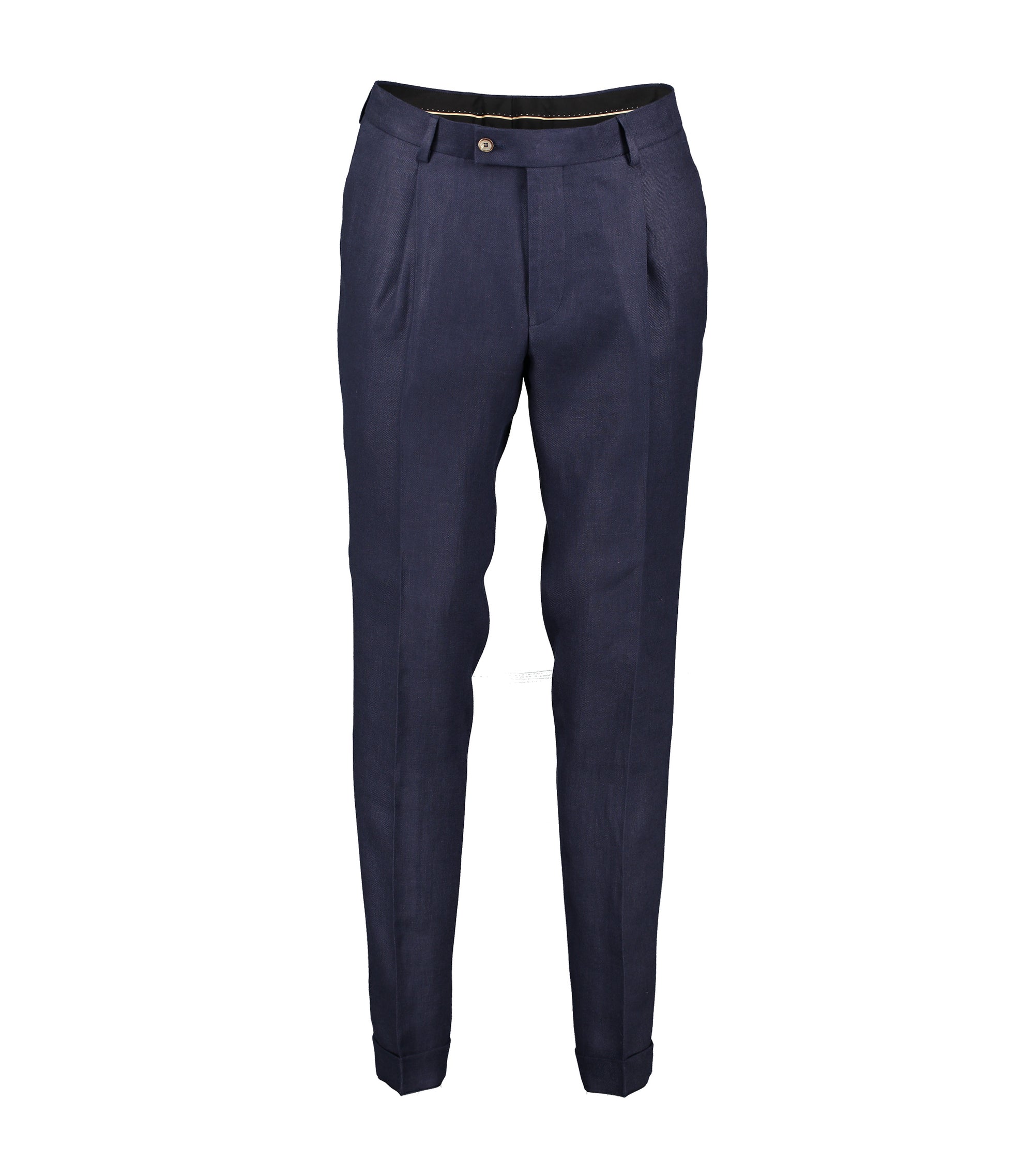 Alex Navy Linen Trousers