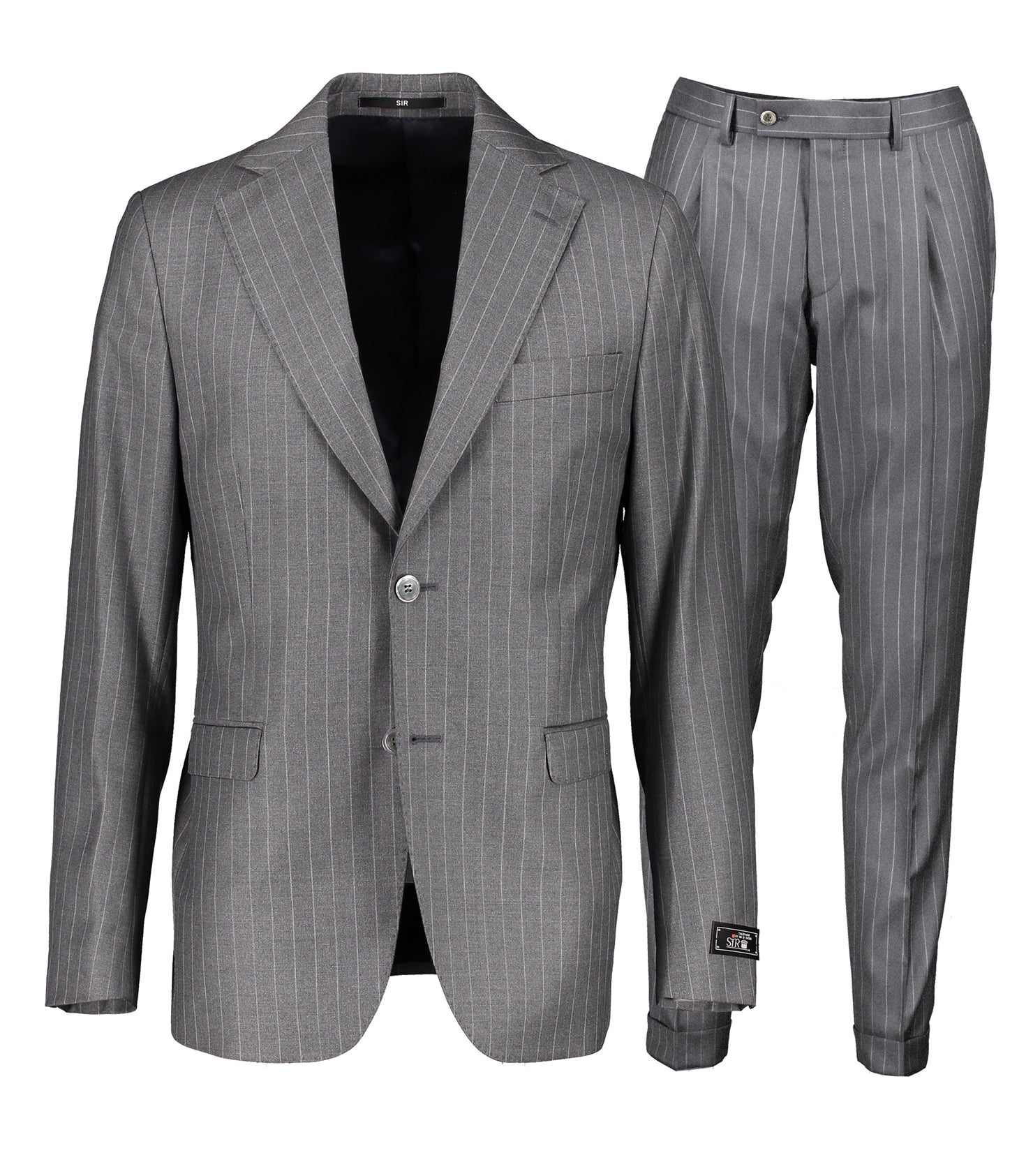 Eliot Grey Pinstripe Suit