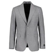 Eliot Grey Flannel Stretch Jacket