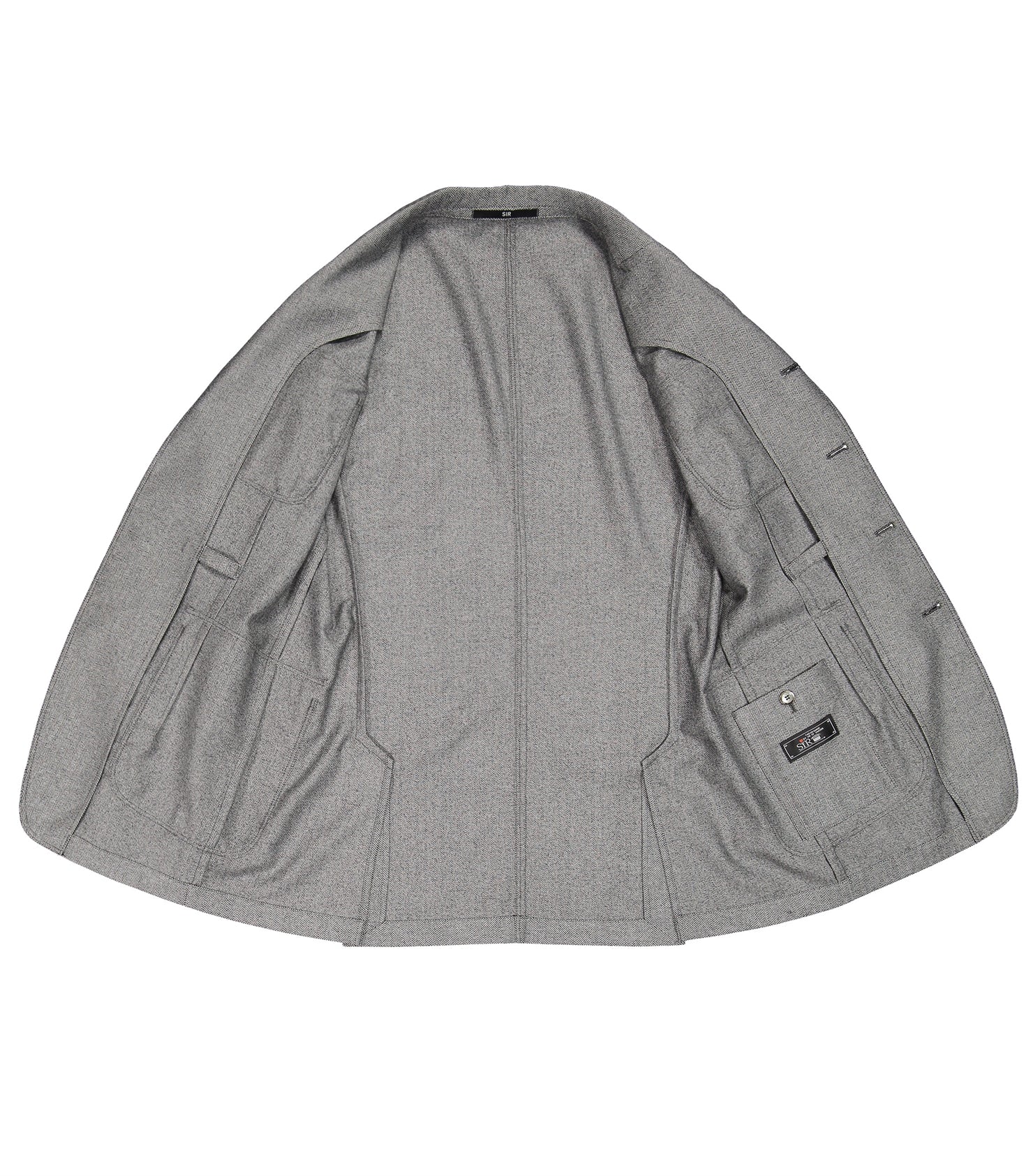 Jiggy Grey Herringbone Jacket