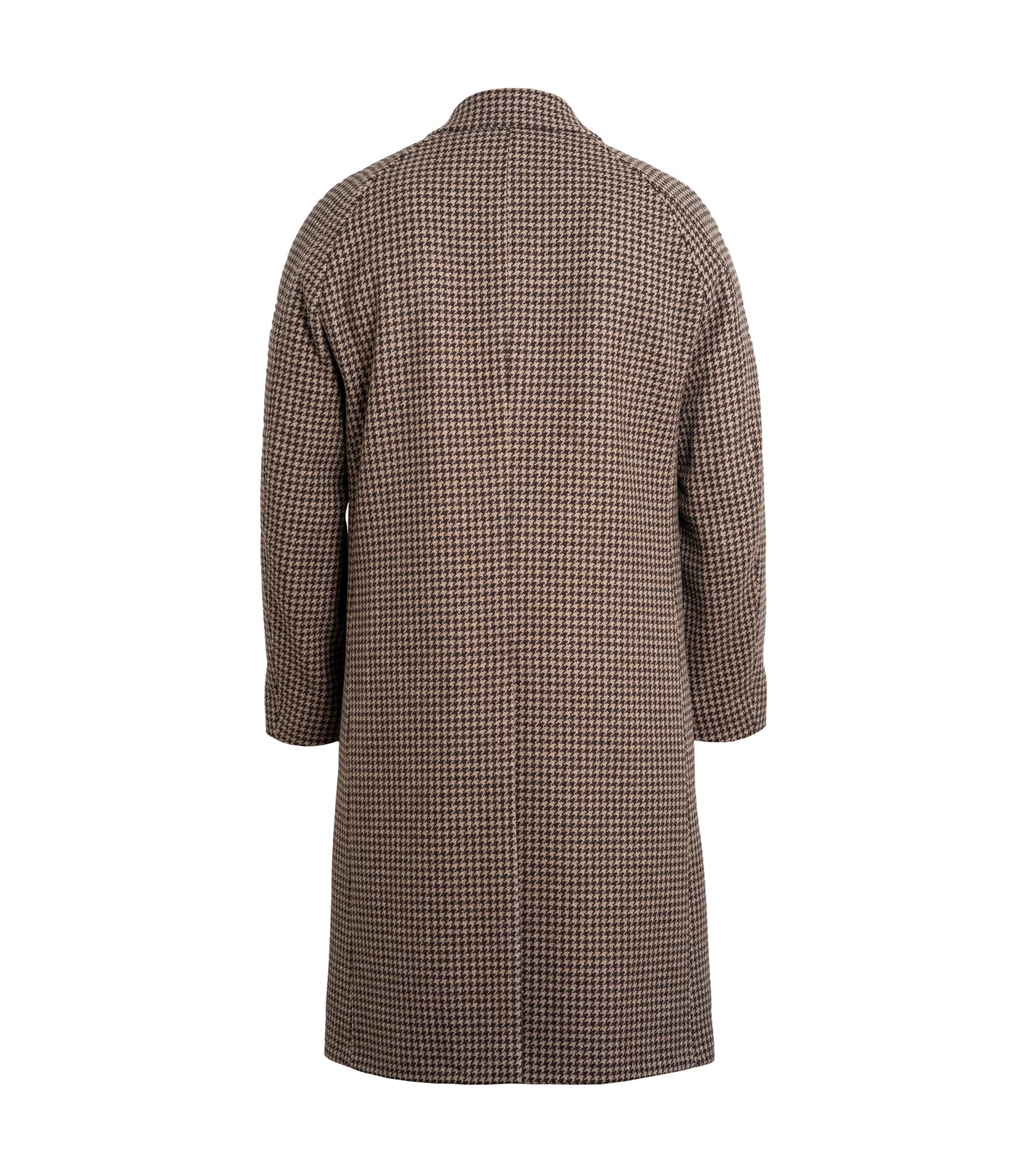 Neo Brown Houndstooth Coat