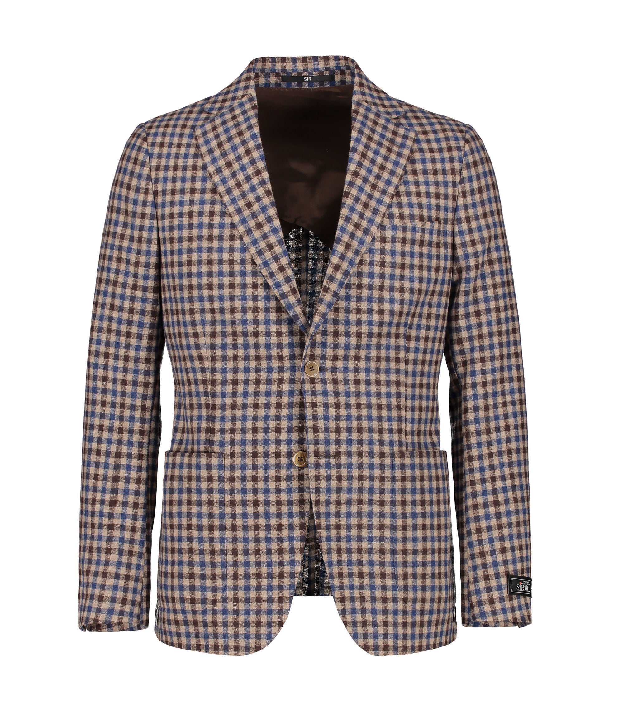 Ness Brown Gunclub Checked Jacket