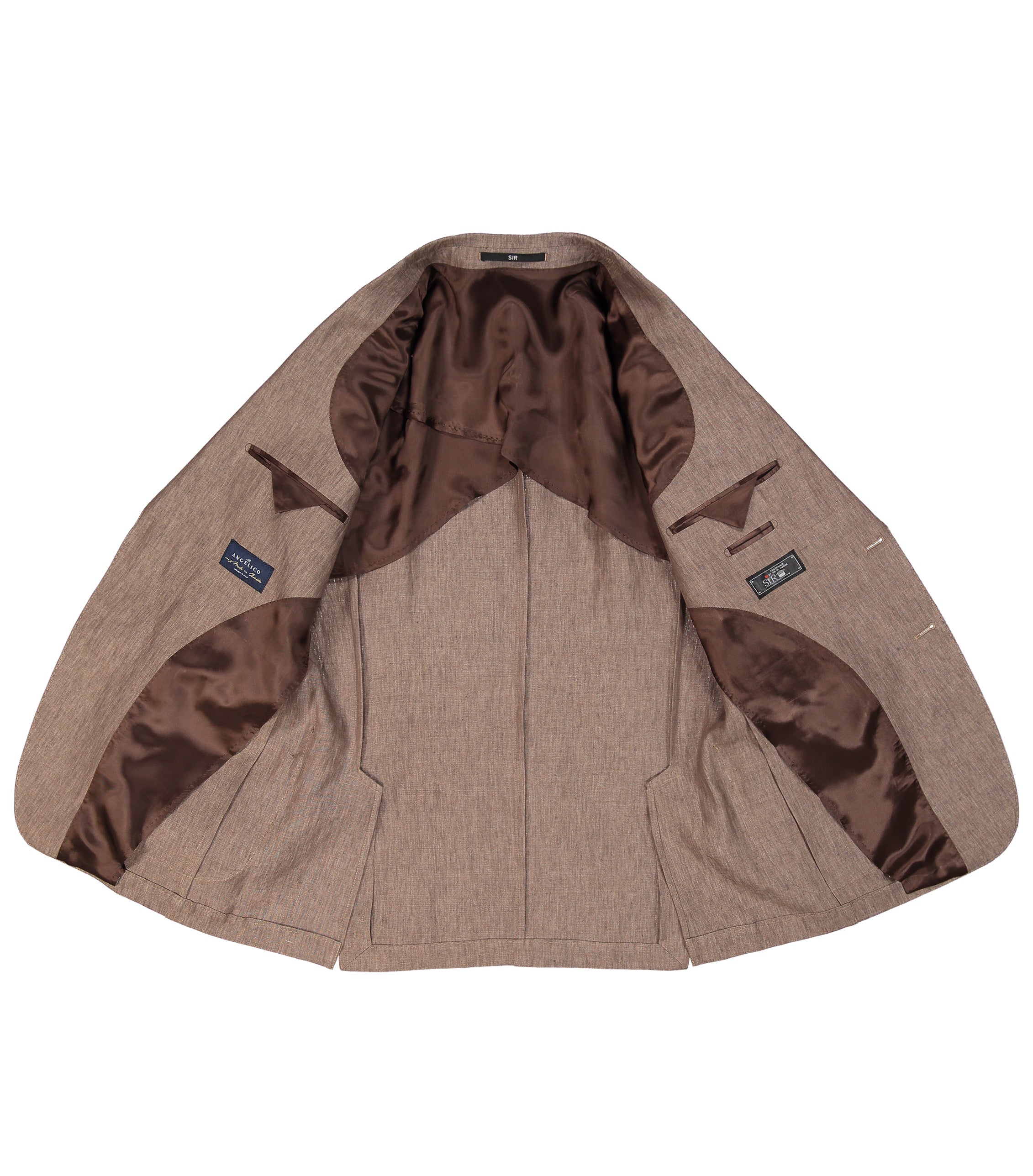 Ness Brown Linen Jacket