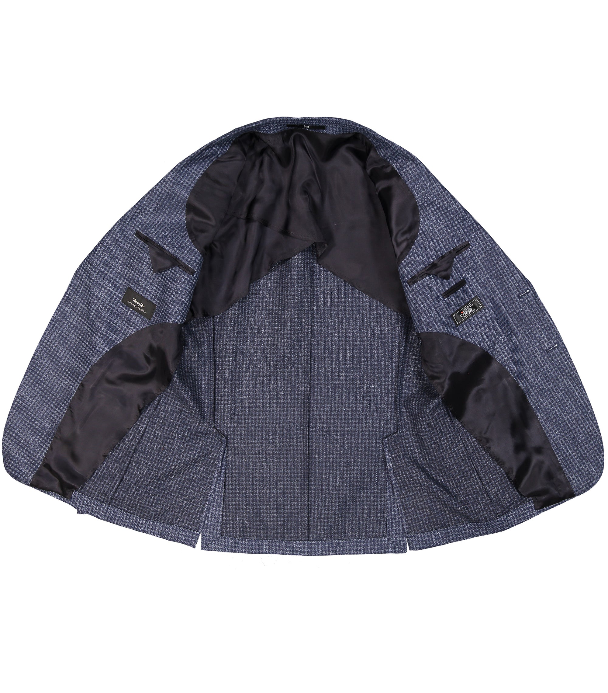 Ness Blue Houndstooth Jacket