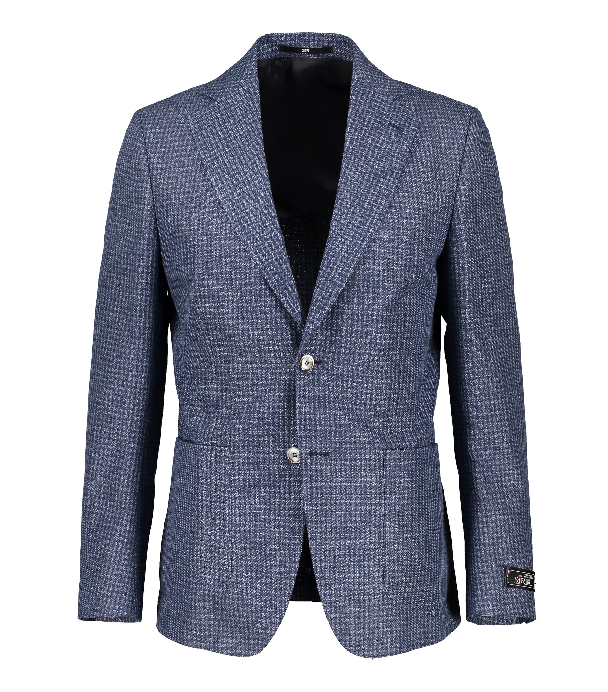 Ness Blue Houndstooth Jacket