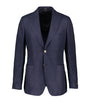 Ness Navy Linen Jacket