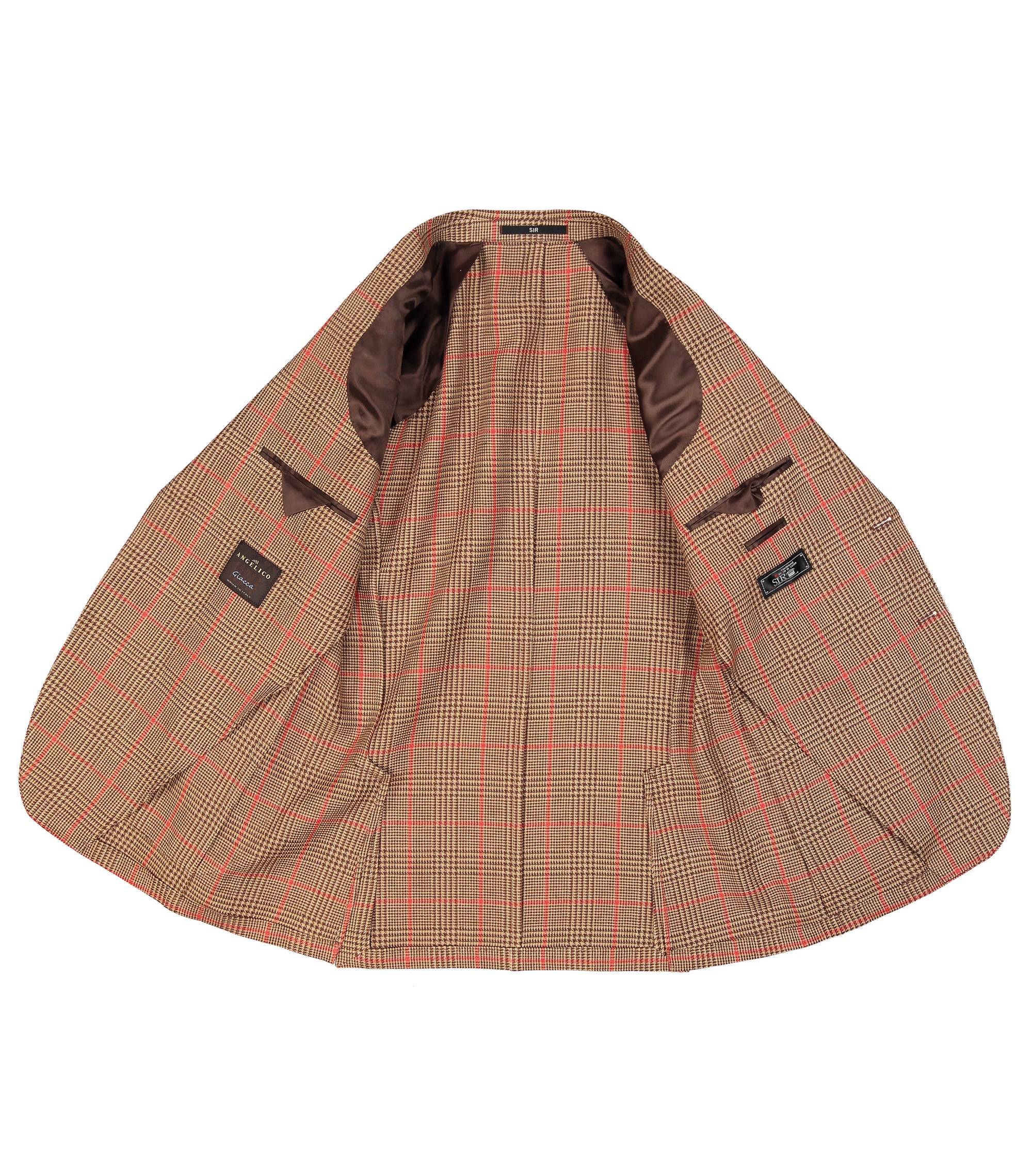 Riviera Brown Prince of Wales Check Jacket