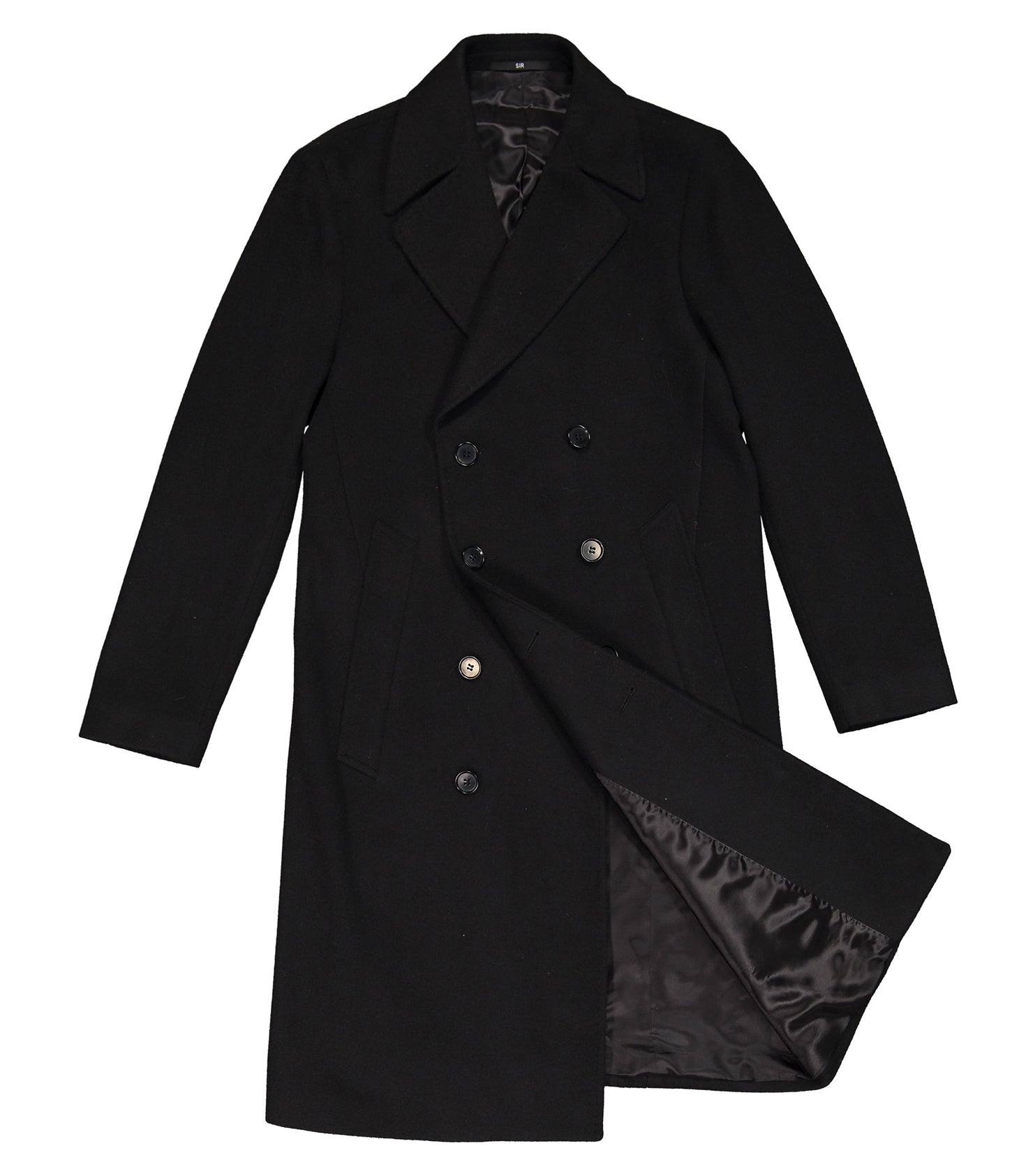 Spectre Black Double-Breasted Coat