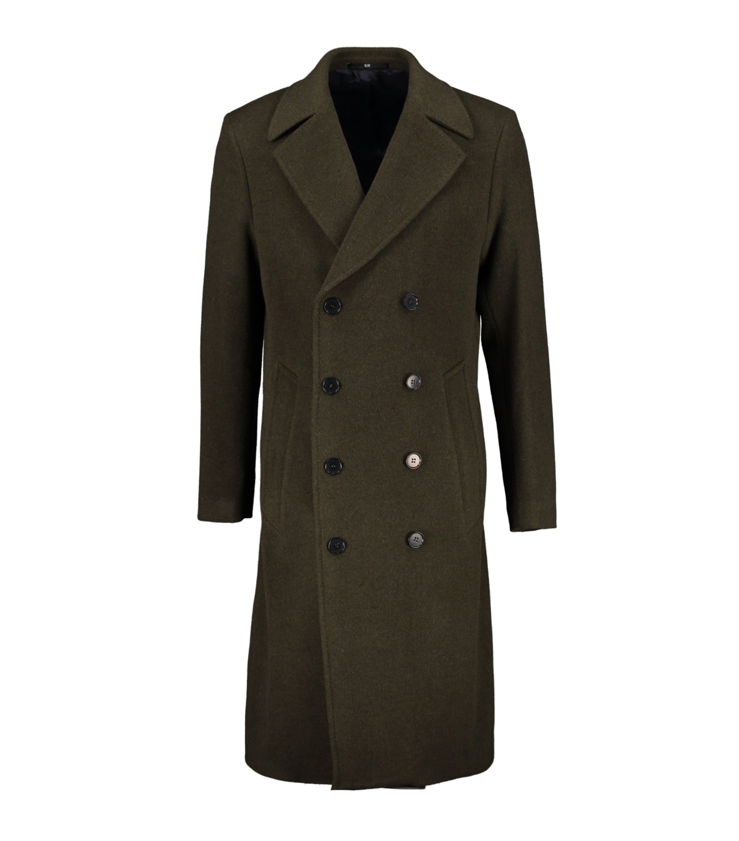 Spectre Green Double-Breasted Coat